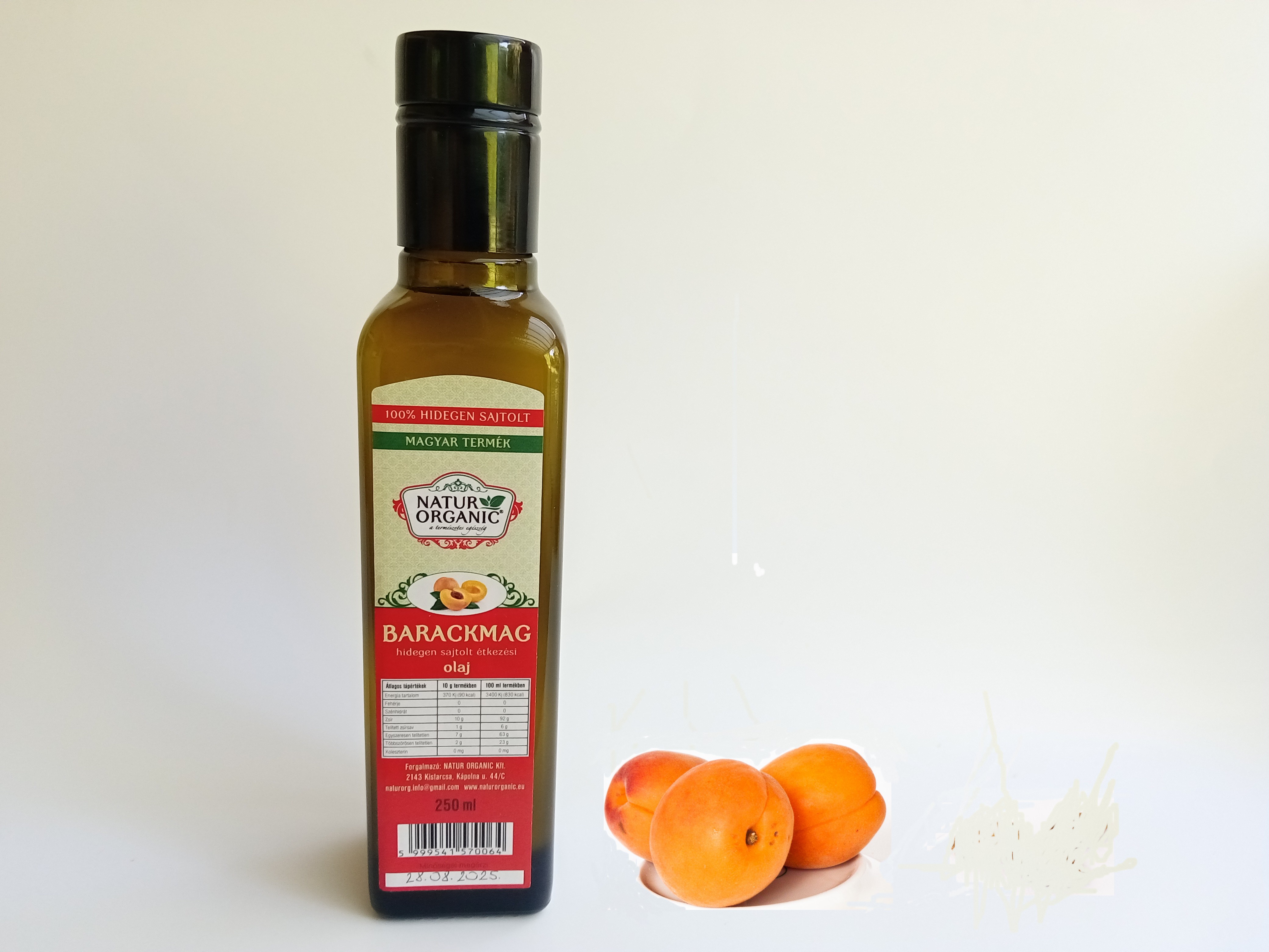 Natur Organic marhuľový olej 100 ml