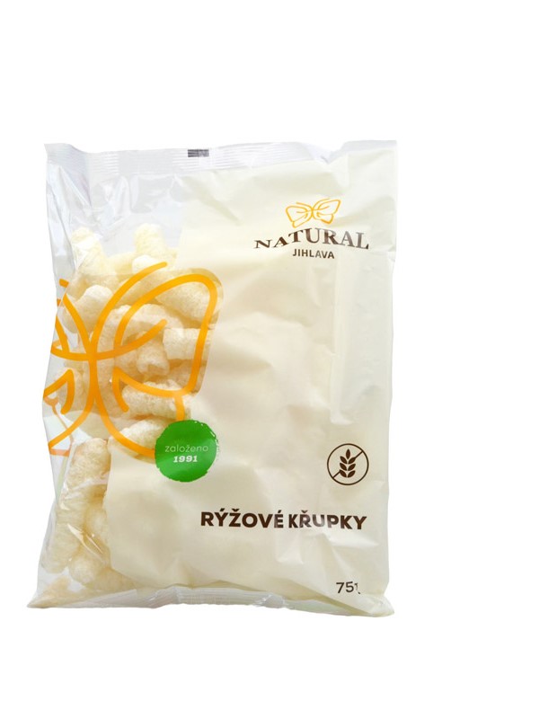 Natural Jihlava ryžové chrumky bezgluténové 75 g