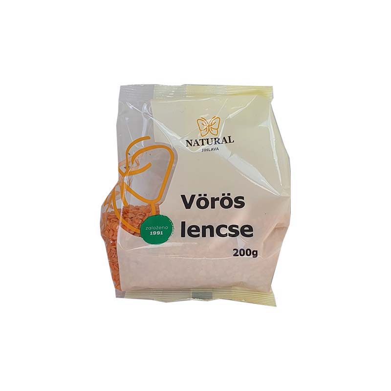 Natural červená šošovica 200 g