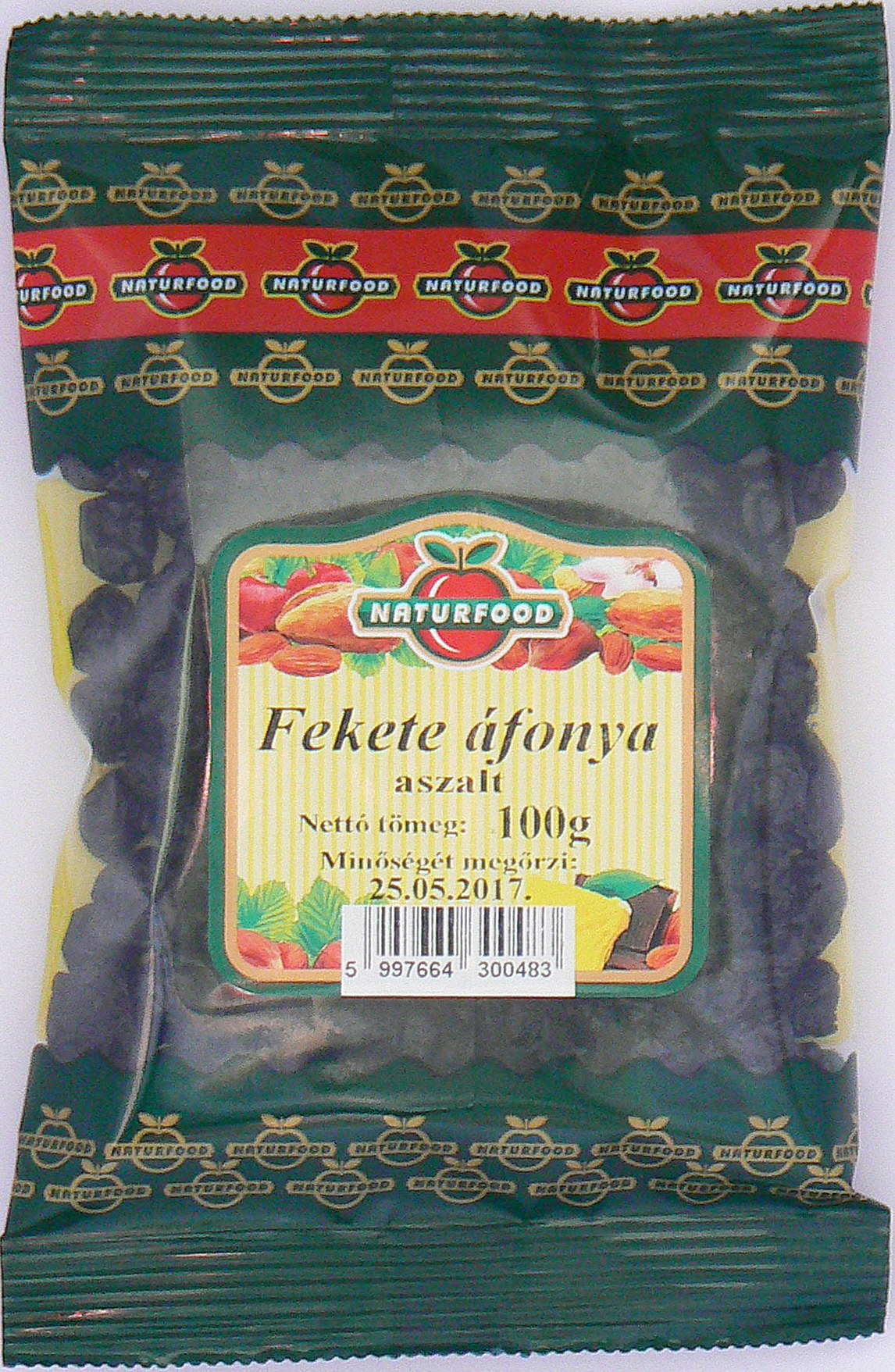 Naturfood Sušené čierne čučoriedky 100 g