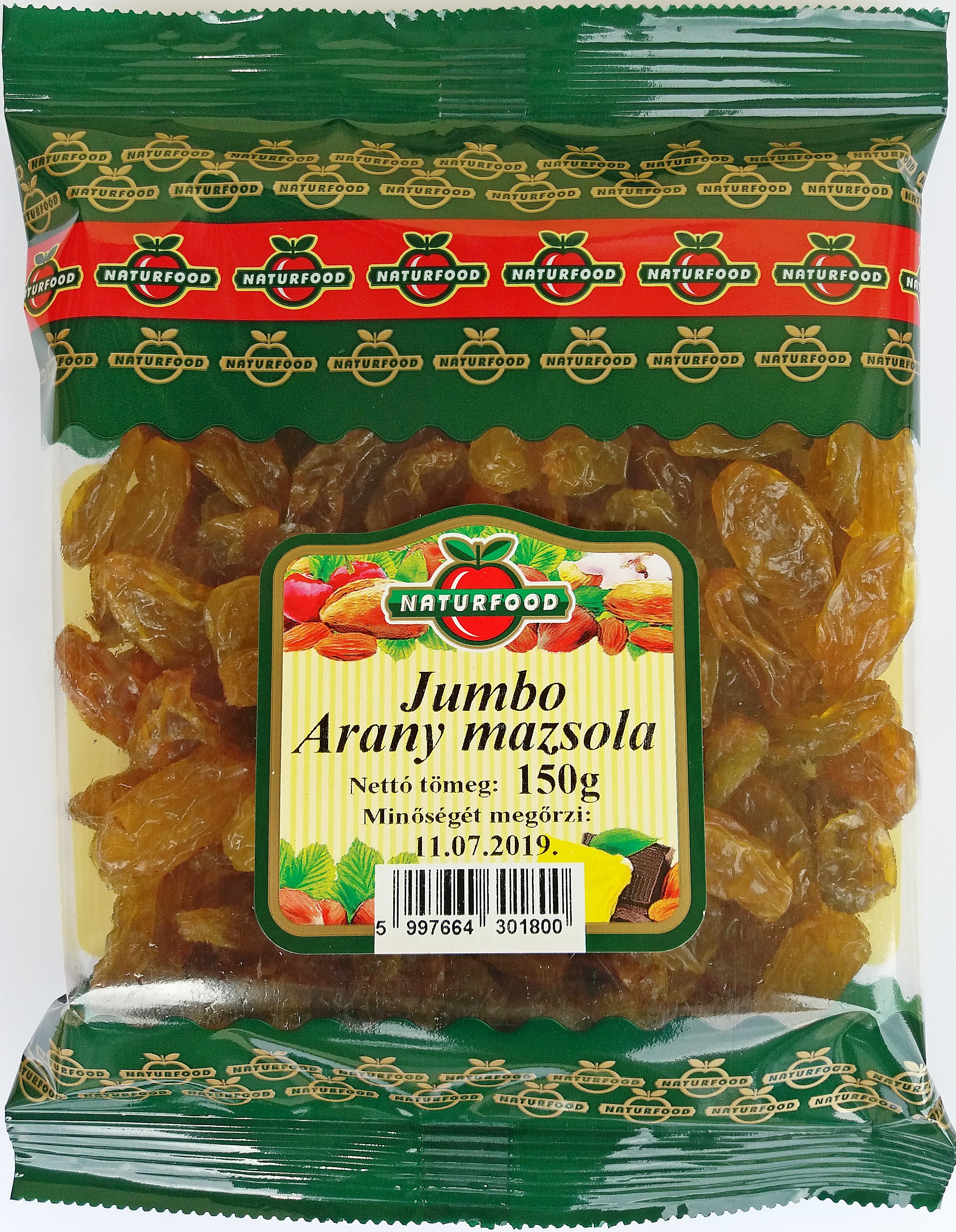 Naturfood Jumbo Zlaté Hrozienka 150 g