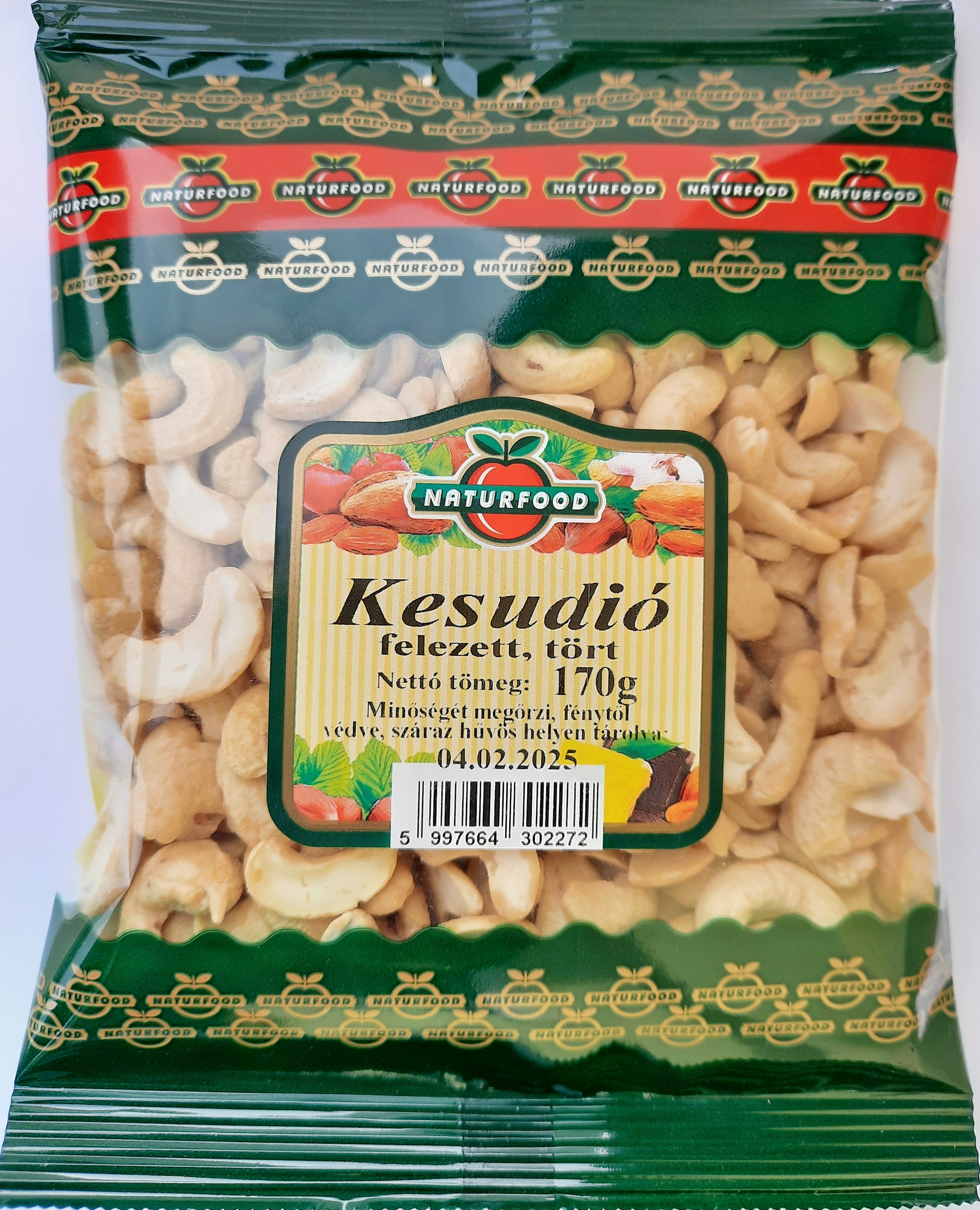 Naturfood Kešu oriešky drvené 170 g