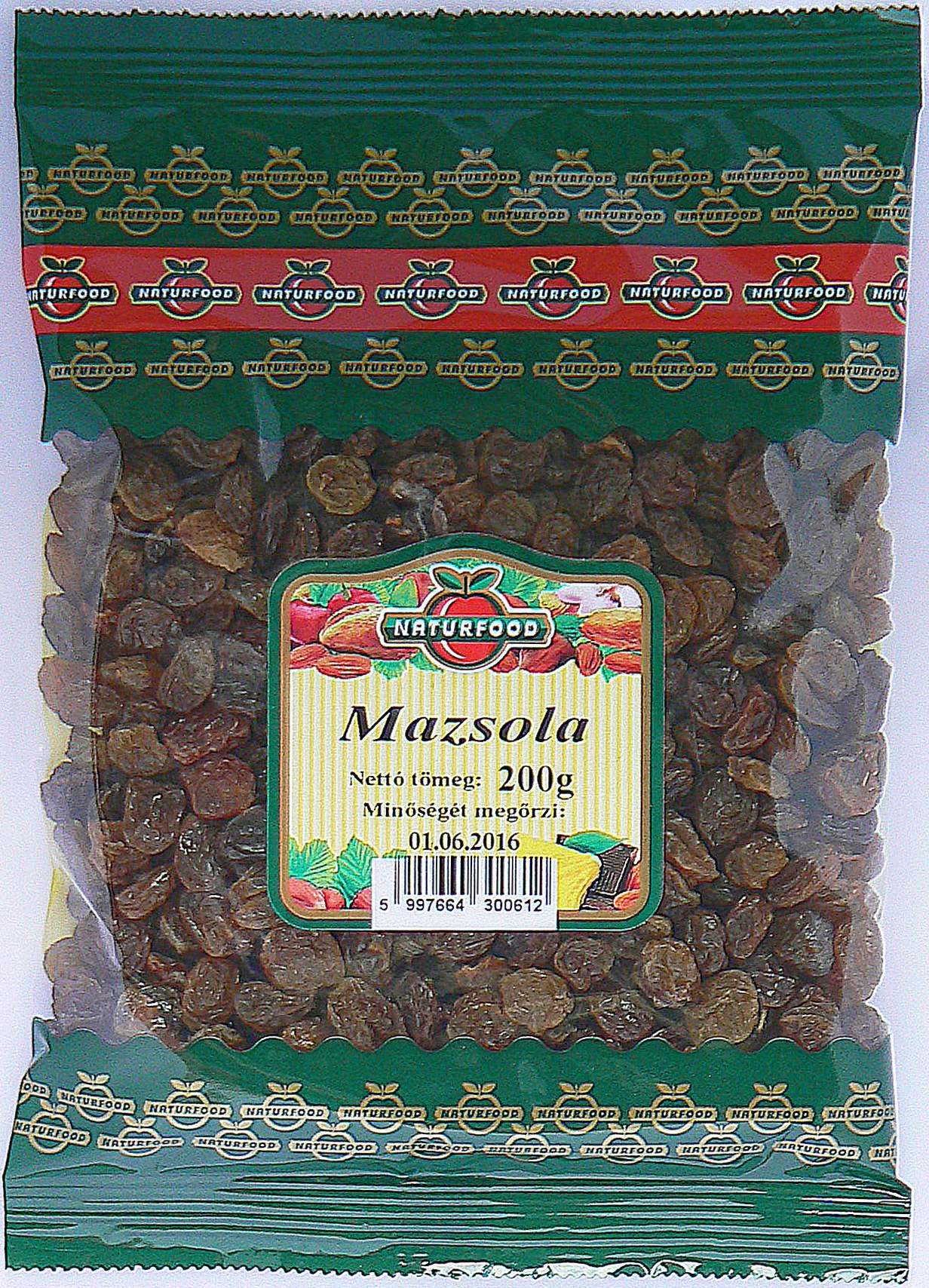 Naturfood Sušené hrozienka malé hnedé 200 g
