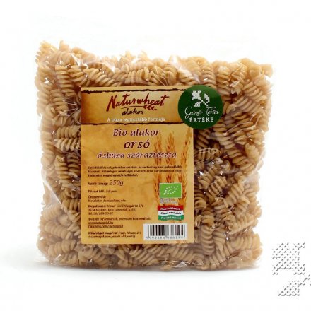 Naturgold Bio alakor ősbúza cestoviny – špirálové  biele 250 g