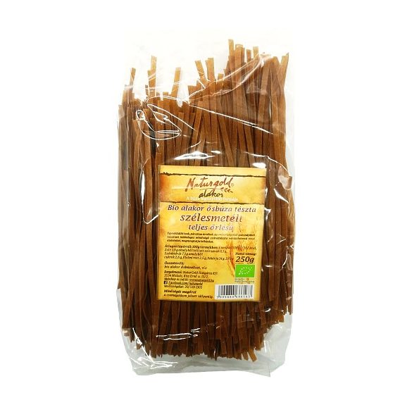 Naturgold Bio celozrnné špaldové cestoviny široké rezance 250 g