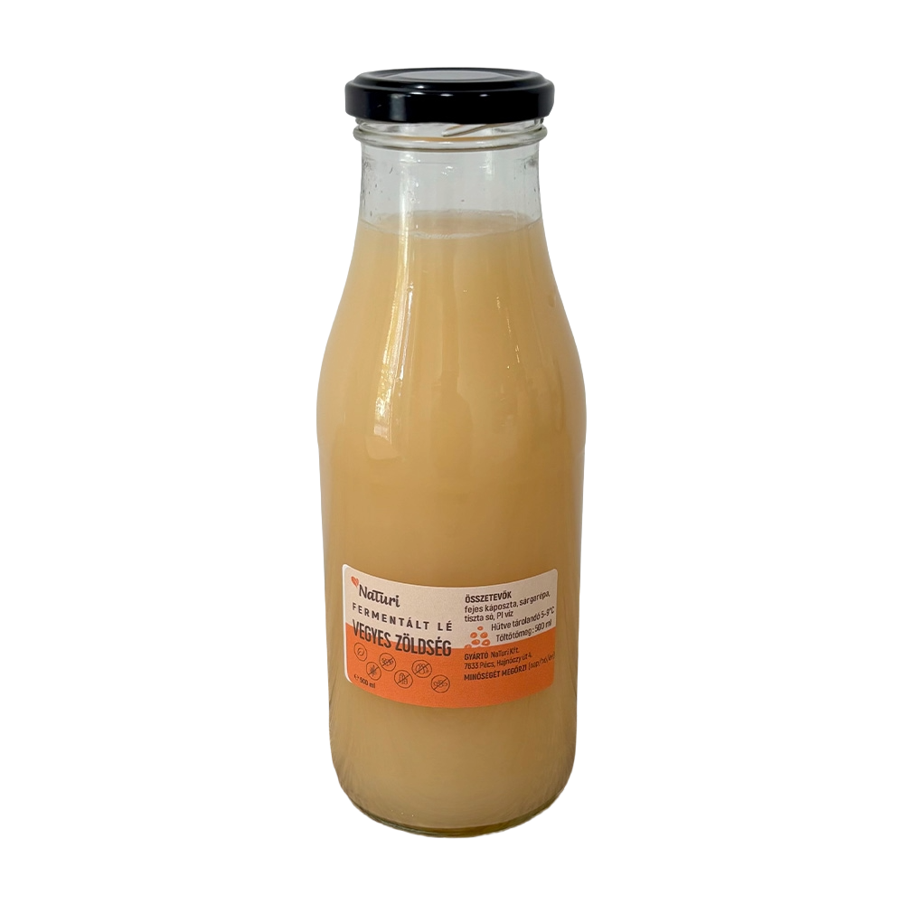 Naturi fermentovaná zeleninová šťava - zmes zeleniny 500 ml
