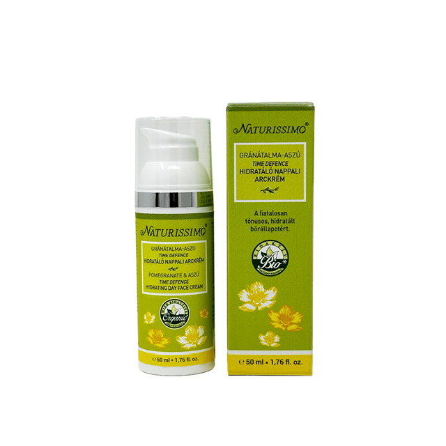 Naturissimo granátové jablko-aszú time defence hydratačný denný krém na tvár 50 ml
