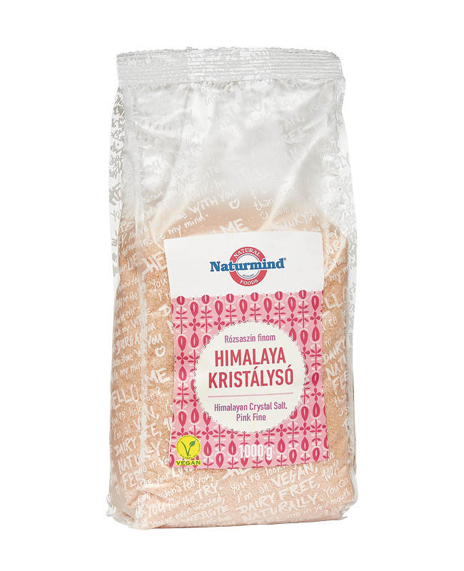 Naturmind Ružová jemná himalájska krištáľová soľ 1000 g