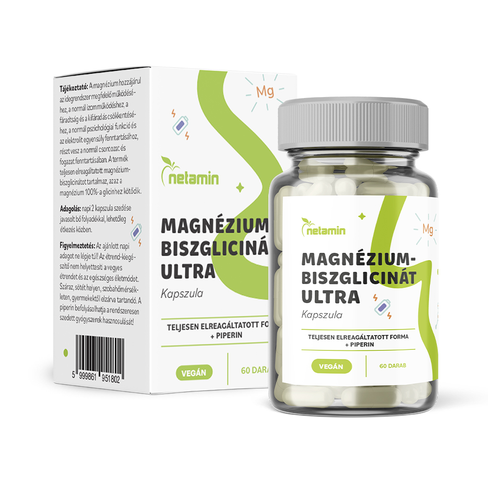 Netamin horčík bisglycínat ultra kapsula 60 ks