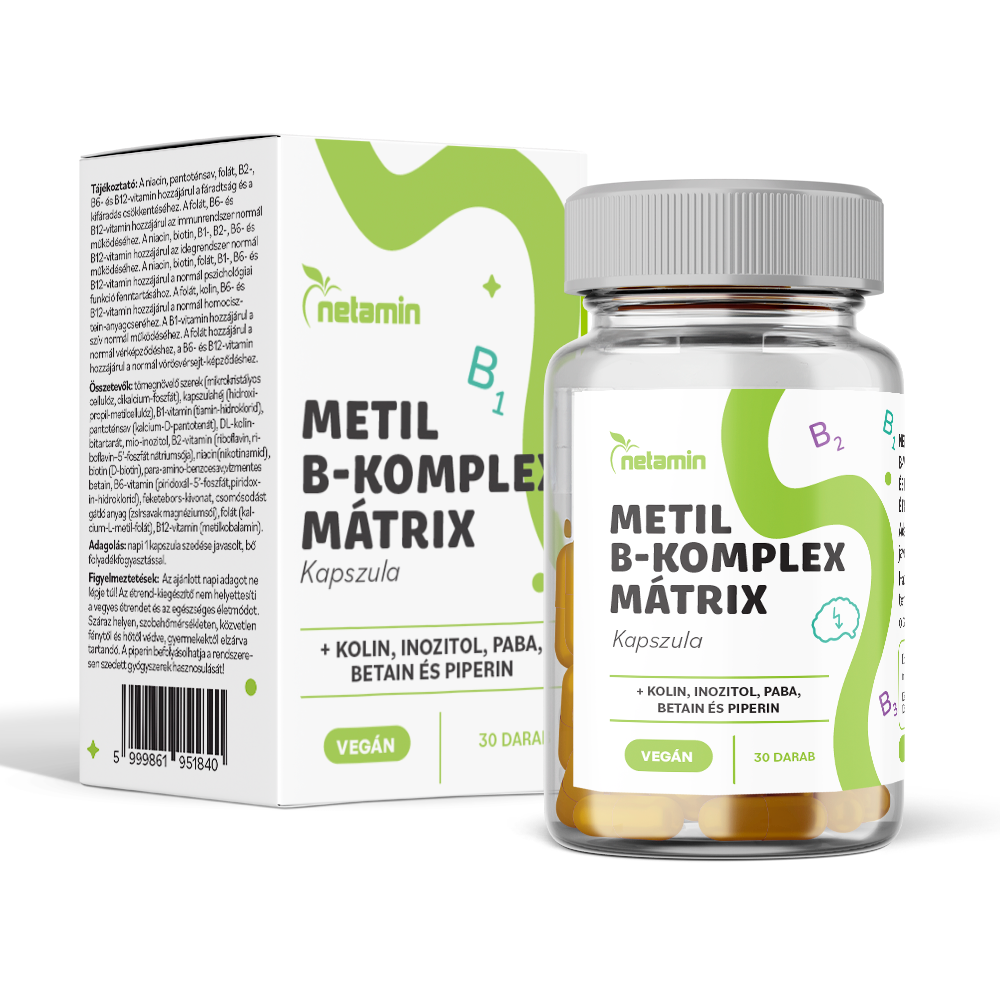 Netamin metil B-komplex matica kapsula 30 ks