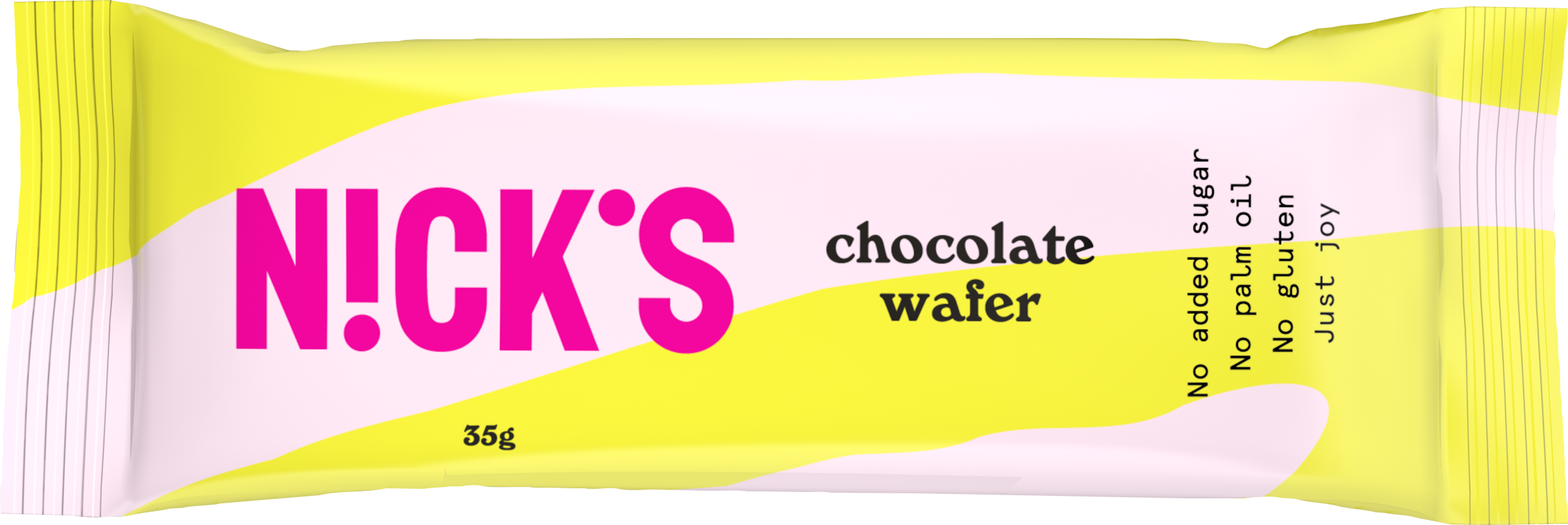 NICK'S Mliečna čokoládová oblátka bez cukru 35 g