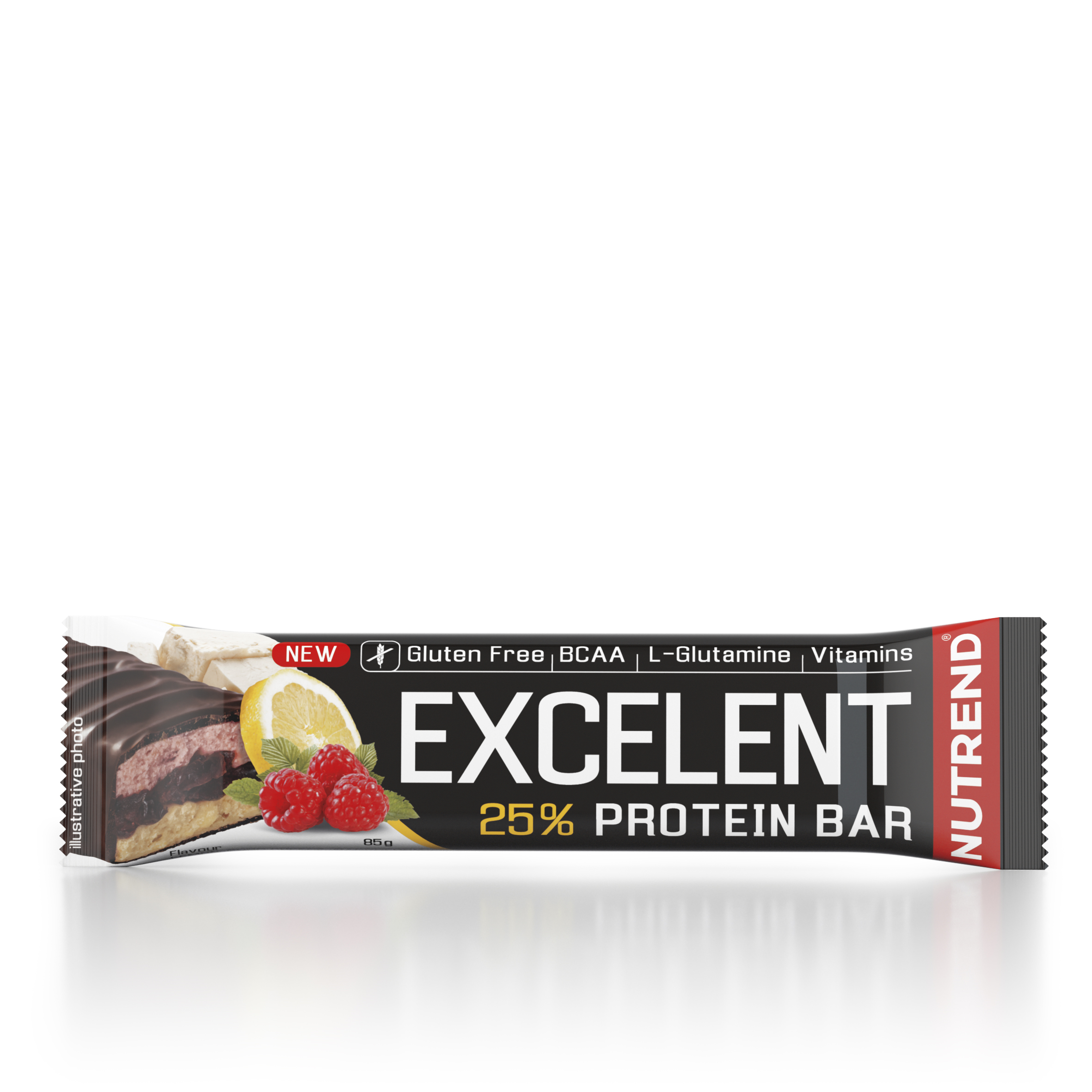 NUTREND Excelent Dvojitá proteínová tyčinka citrón a malina s brusnicami 85 g