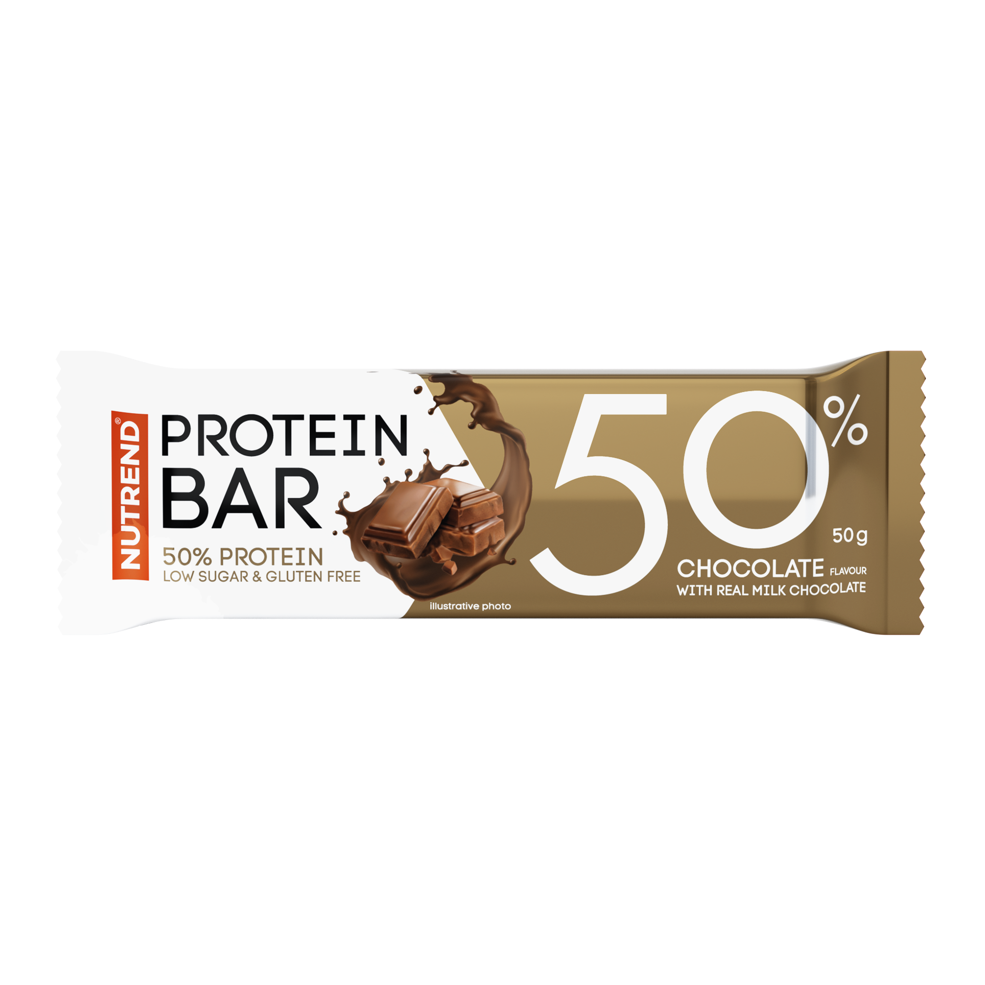 Nutrend proteinová tyčinka 50% čokoláda 50 g