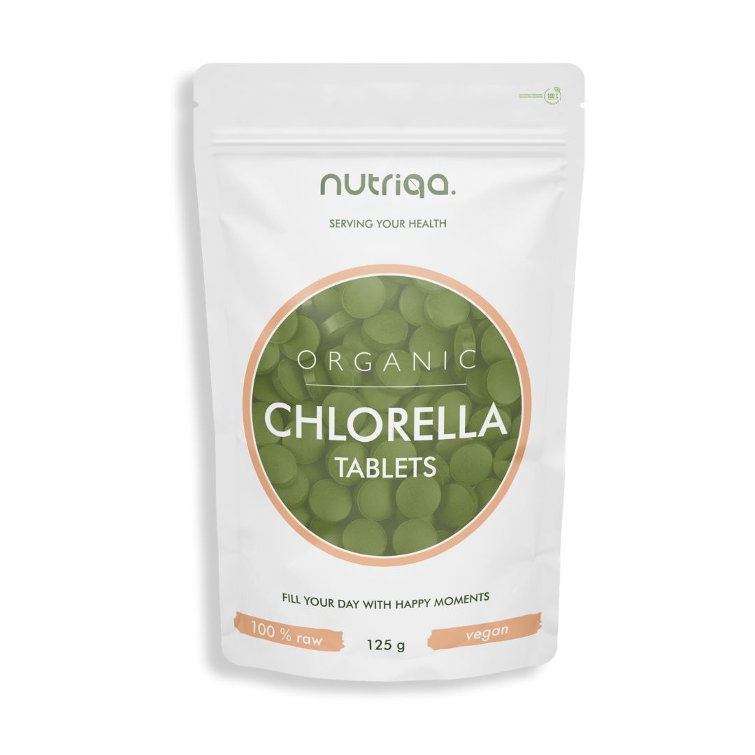 Nutriqa organická chlorella tableta 125 g