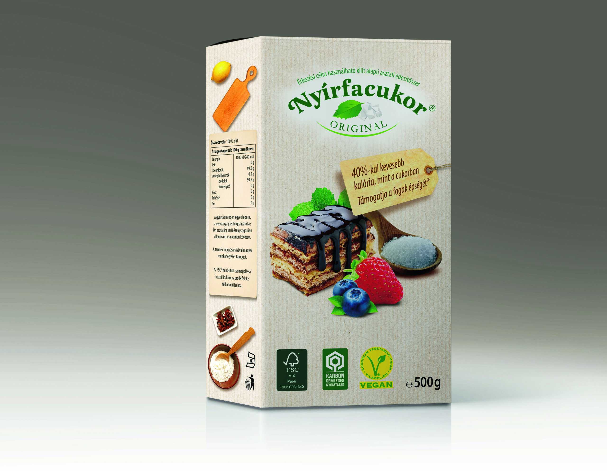 Březový cukor kryštál 100% xylit 500 g