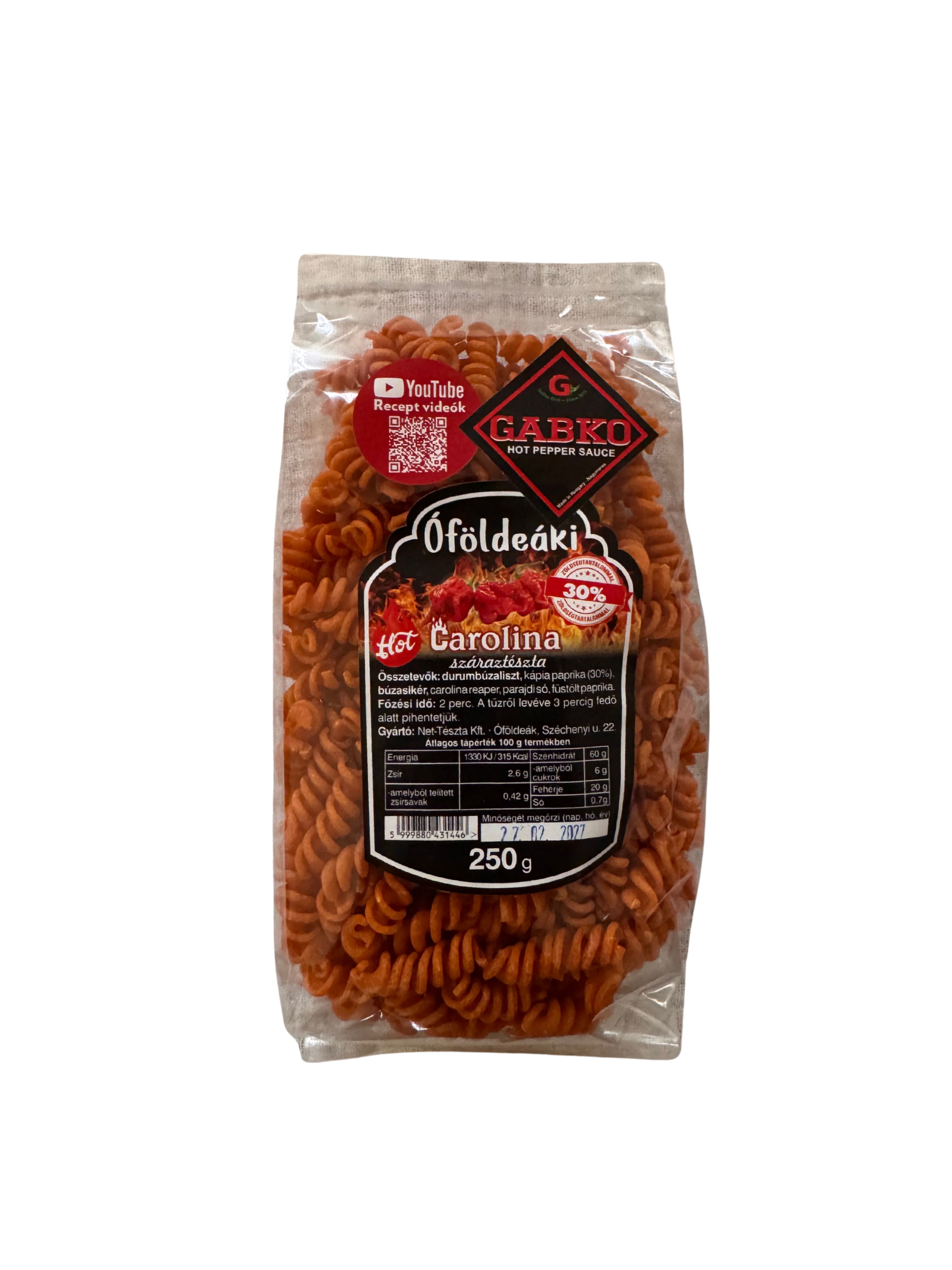 Óföldeáki hot carolina`s vretená 250 g