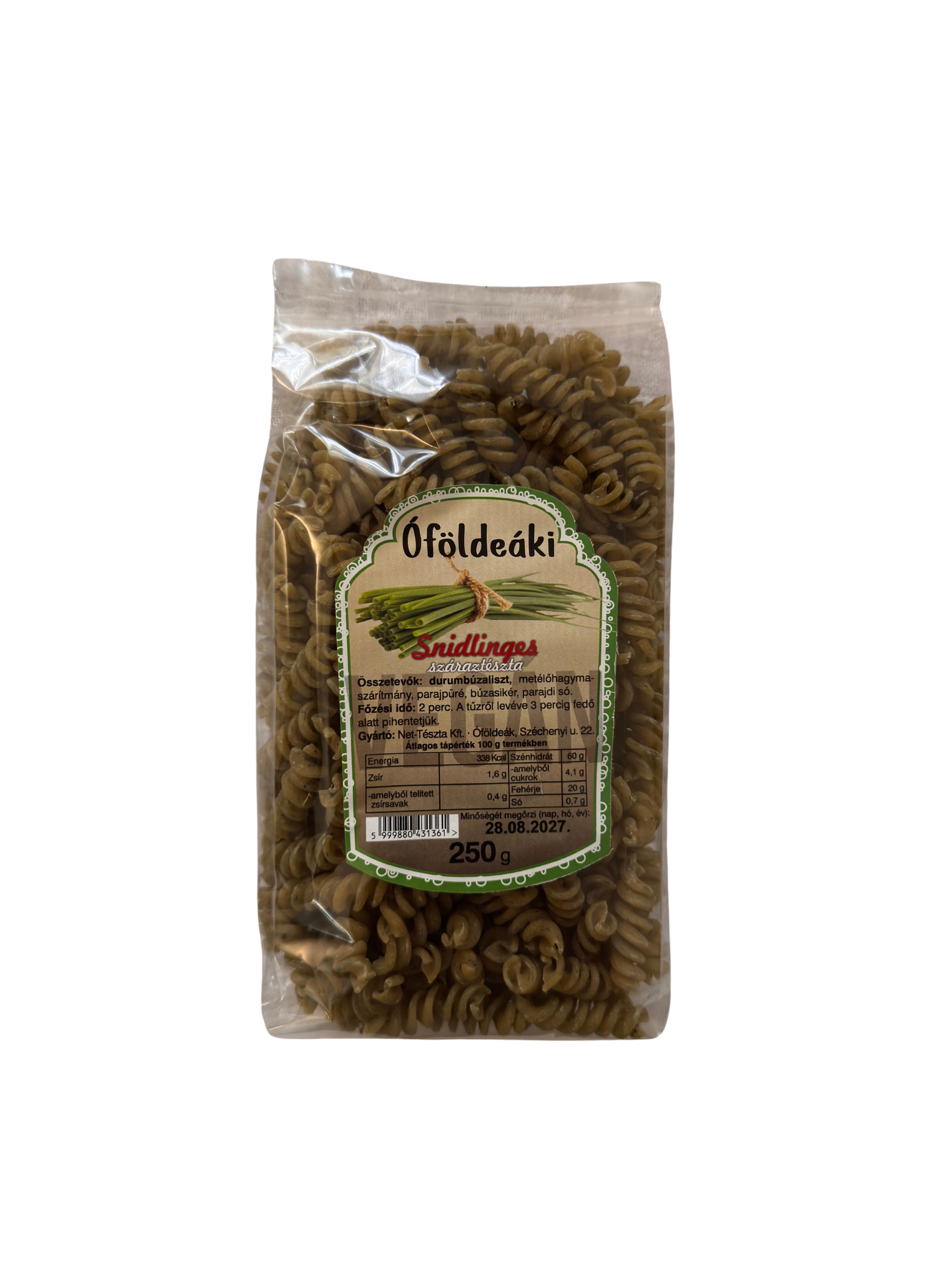 Óföldeáki vretená s pažítkou 250 g