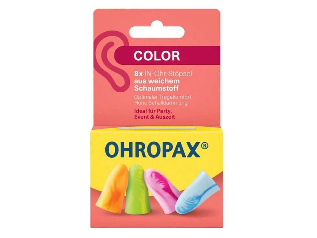 Ohropax color ušné zátky 8 ks