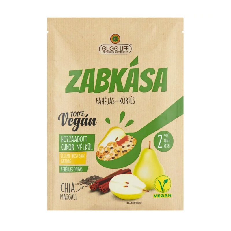 Oligo Life Ovsená Kaša Hruška & Škorica 65 g