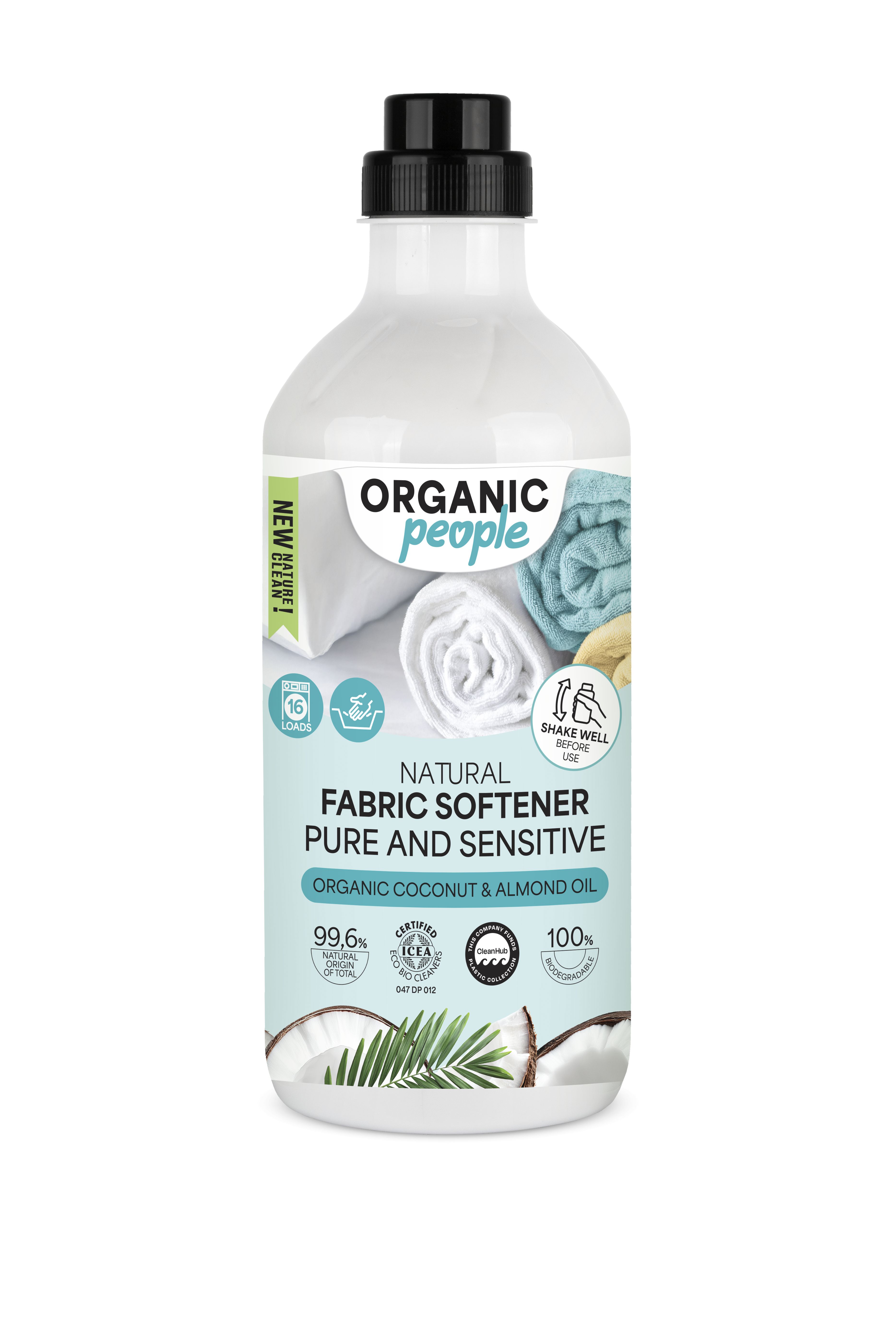 Organic People Kokosová & Mandľová Eco Avivaž pre jemnú bielizeň 1 l