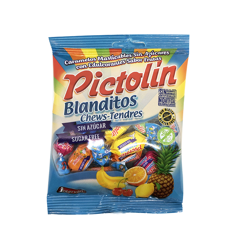 Pictolinová mäkká karamelka blanditos ovocná bez cukru 65 g