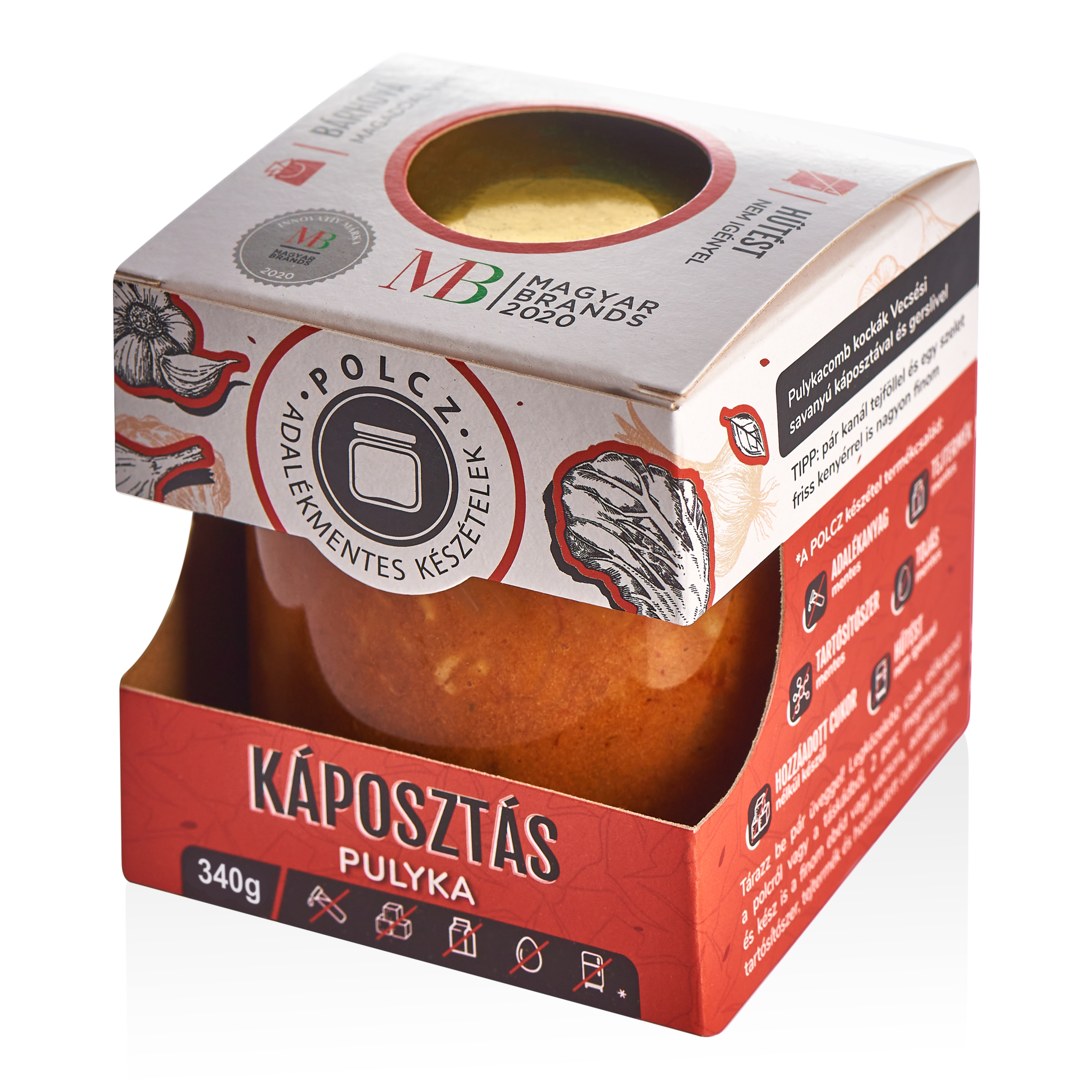 Polcz hotové jedlo z morčacieho mäsa s kapustou 350 g