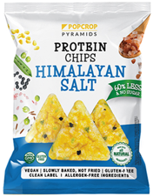 Popcrop pyramids bezlepkové himalájske soľné proteínové chipsy 60 g
