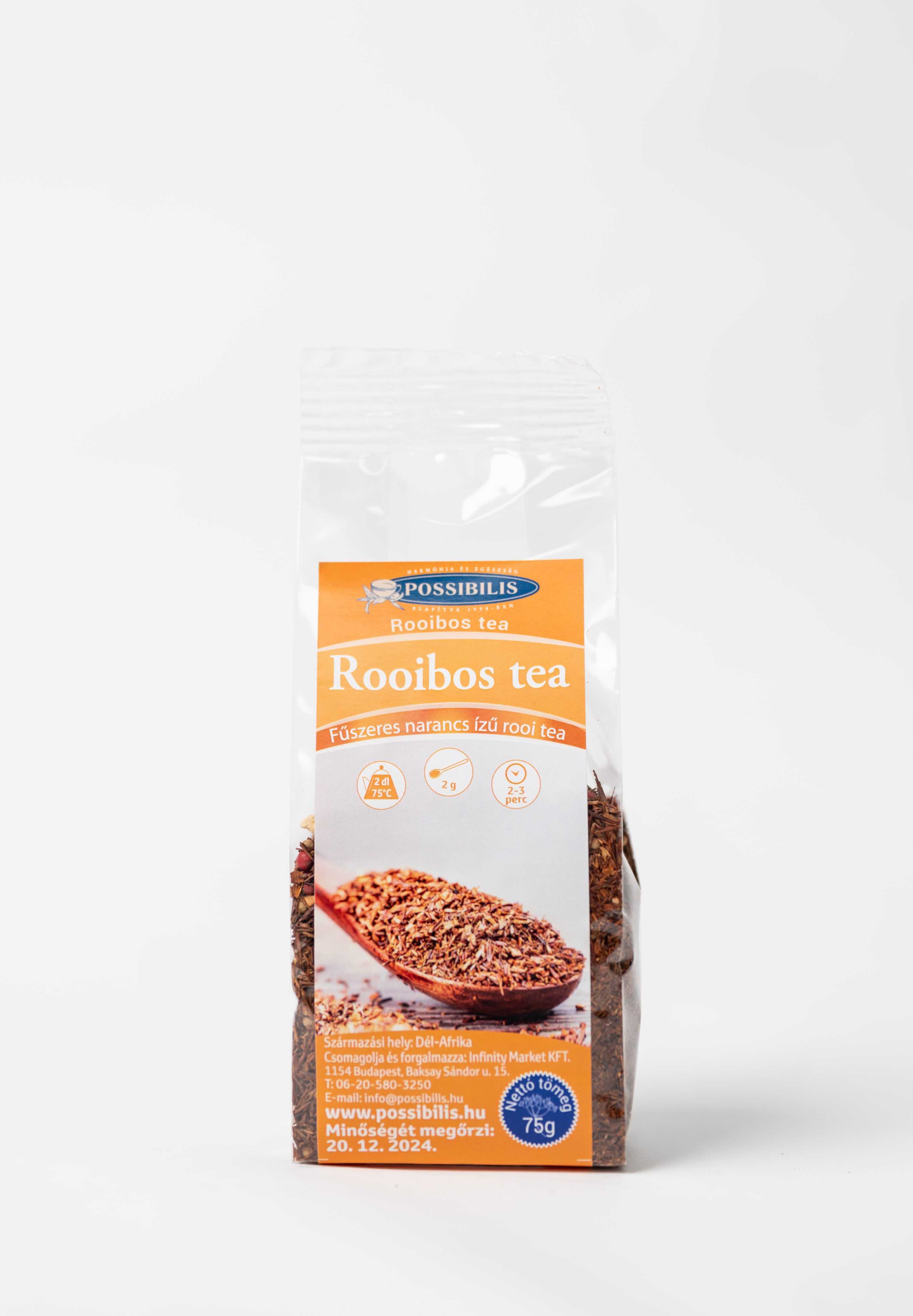 Possibilis rooibos čaj s korenistou pomarančovou príchuťou 75 g