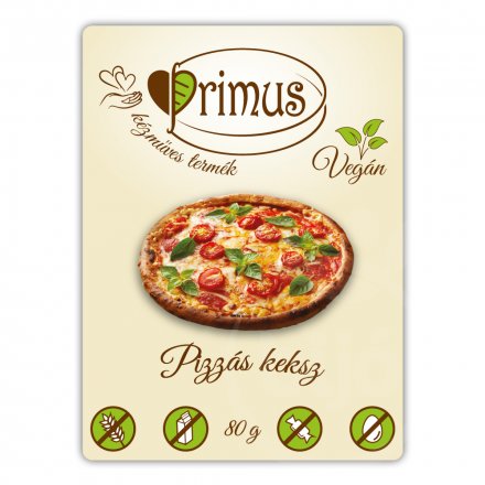 Primus vegánske pizzové keksy 80 g