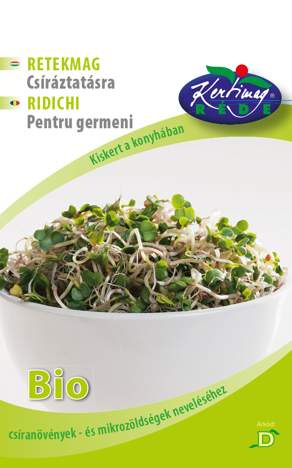 Réde bio semienka reďkovky na klíčenie 30 g