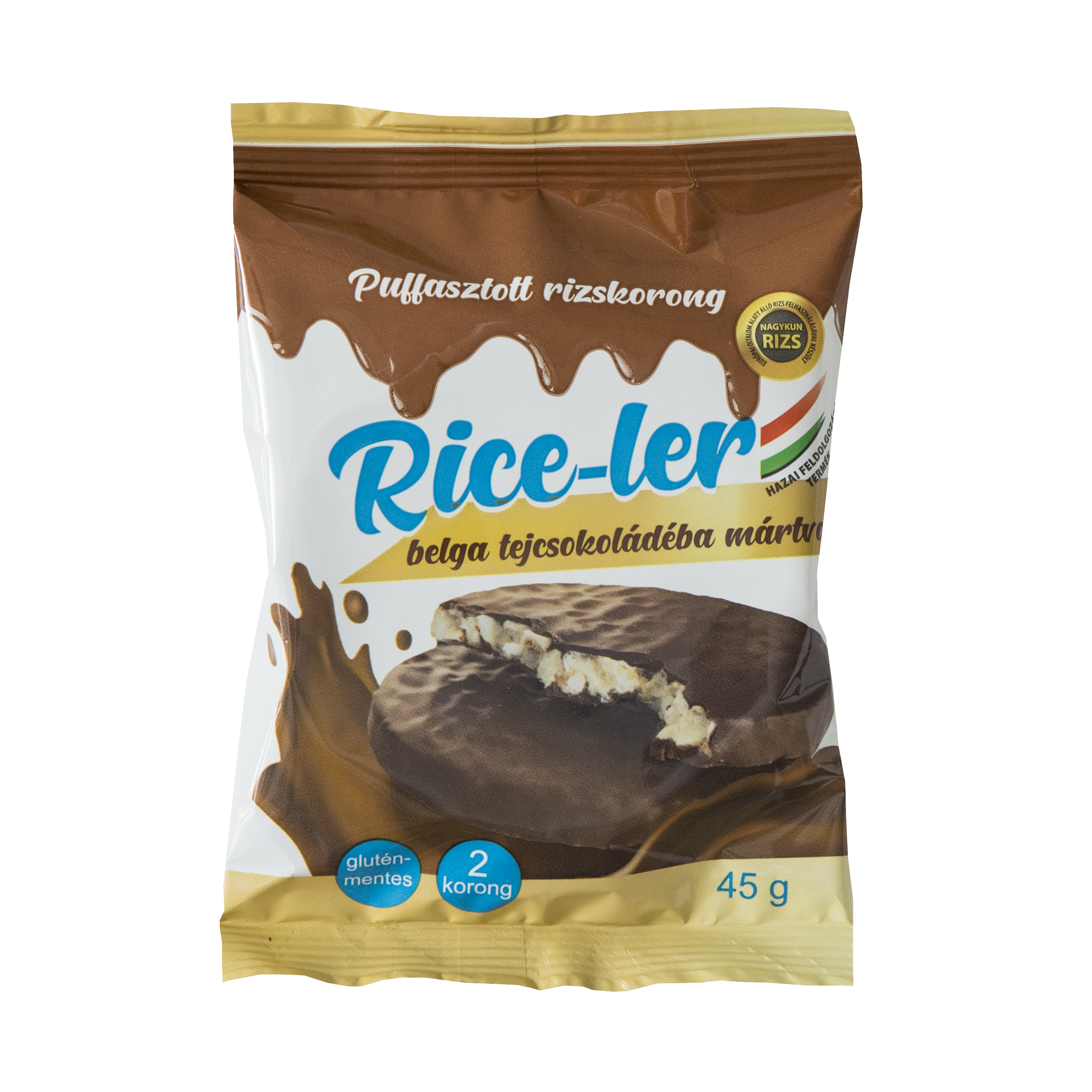 Rice-ler chrumkavé ryžové placky máčané v mliečnej čokoláde 45 g