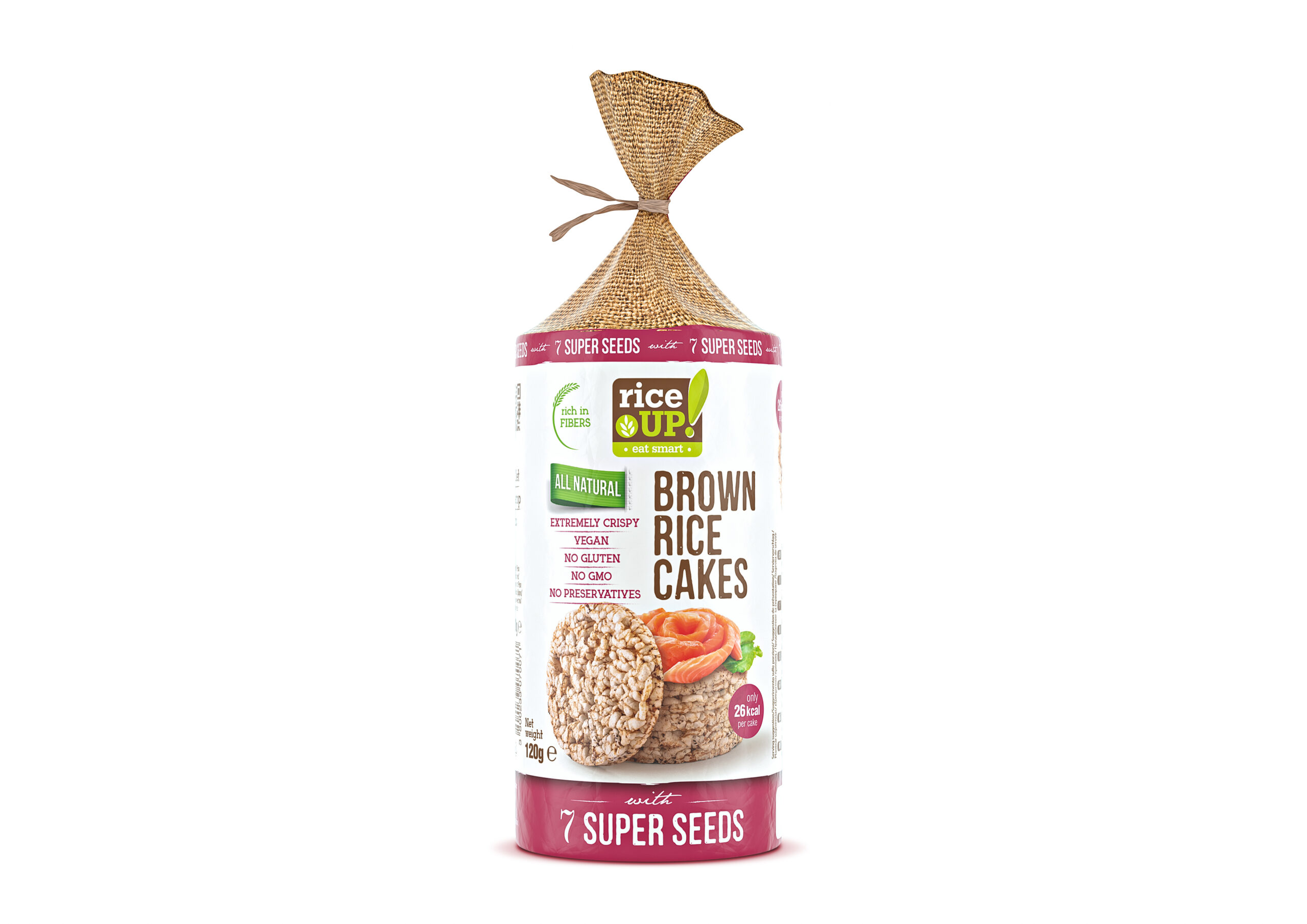 Rice Up ryžové chlebíčky so 7 super semiačkami 120 g