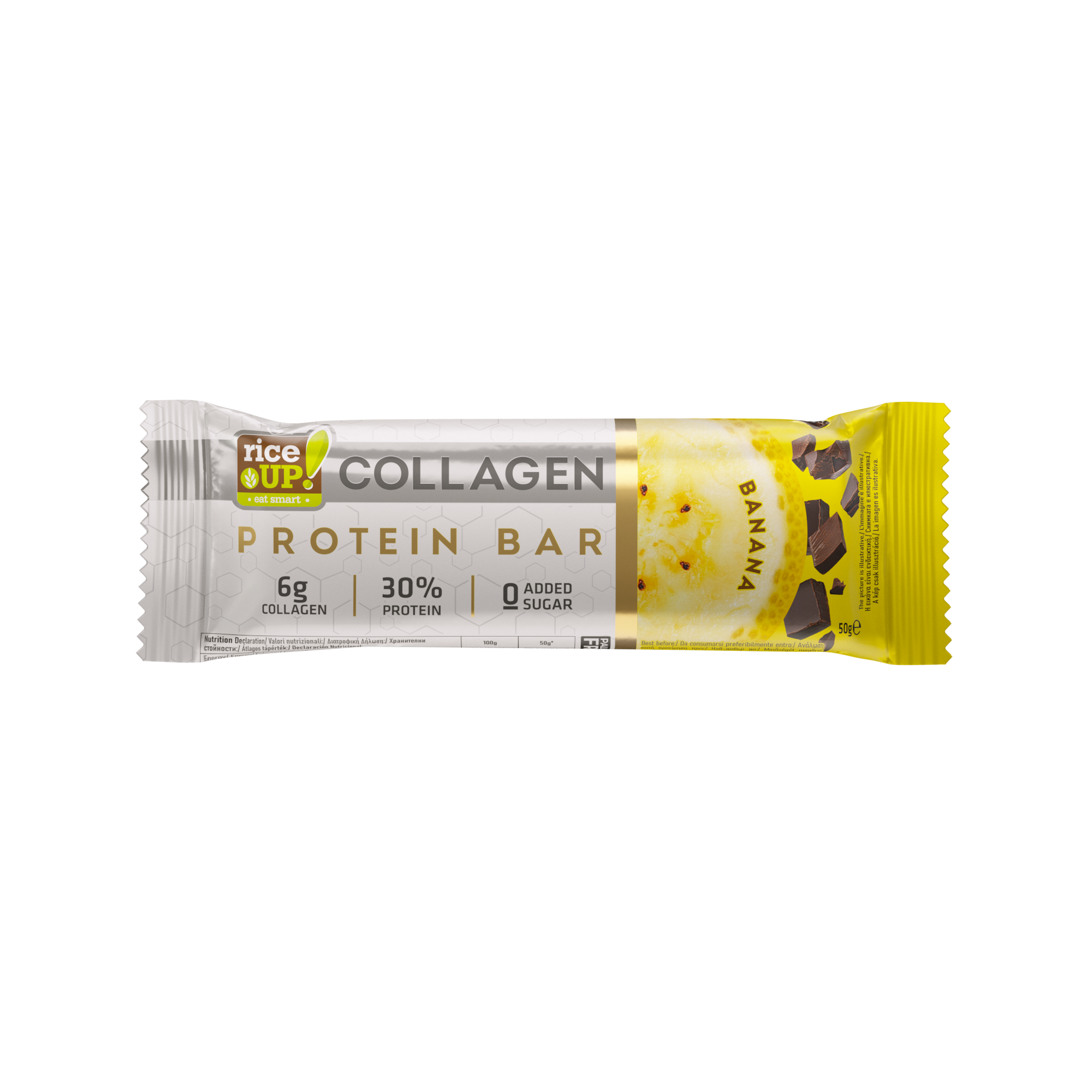 Rice Up Kolagénová proteínová tyčinka banán 50 g