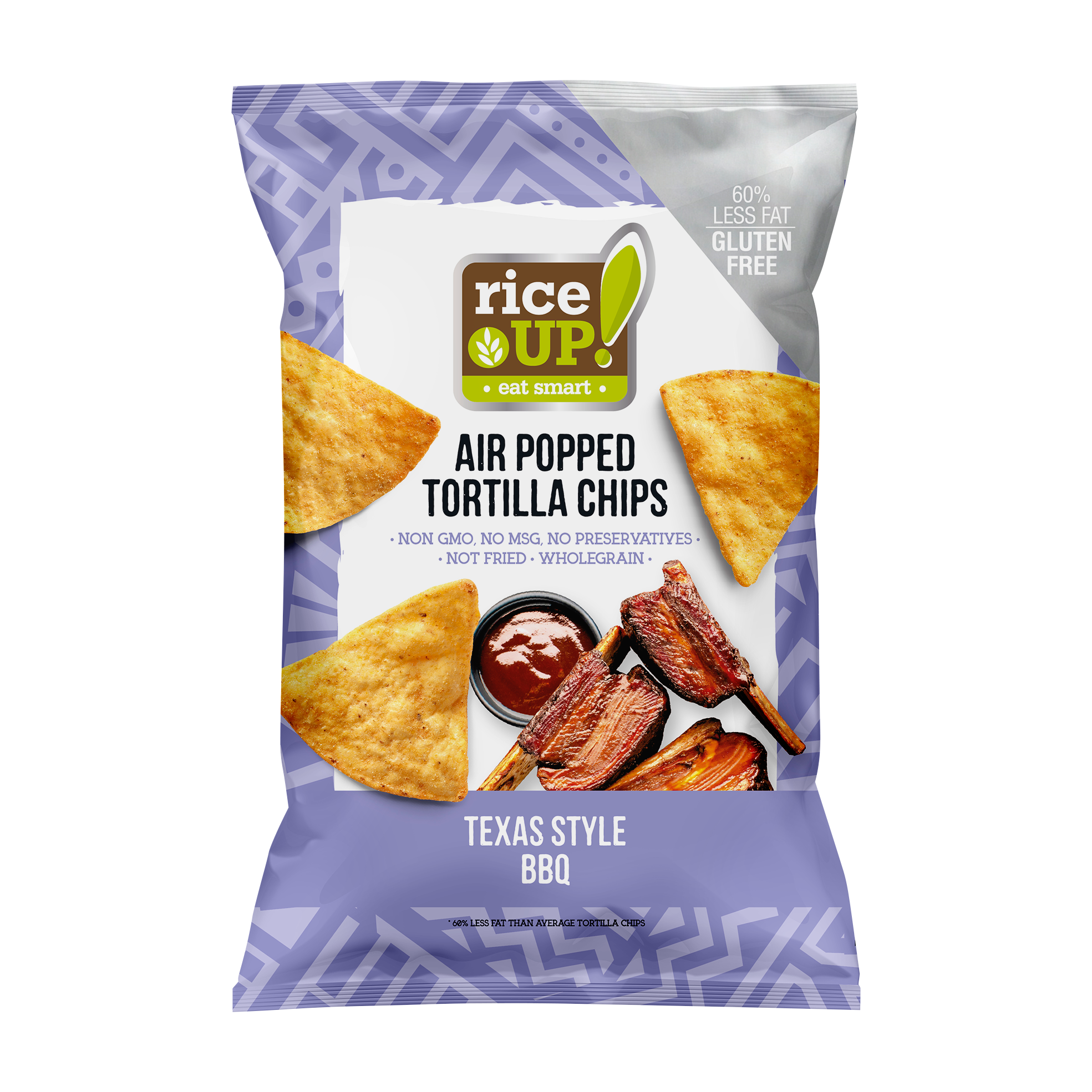 Rice Up tortilla chips s príchuťou barbecue 60 g