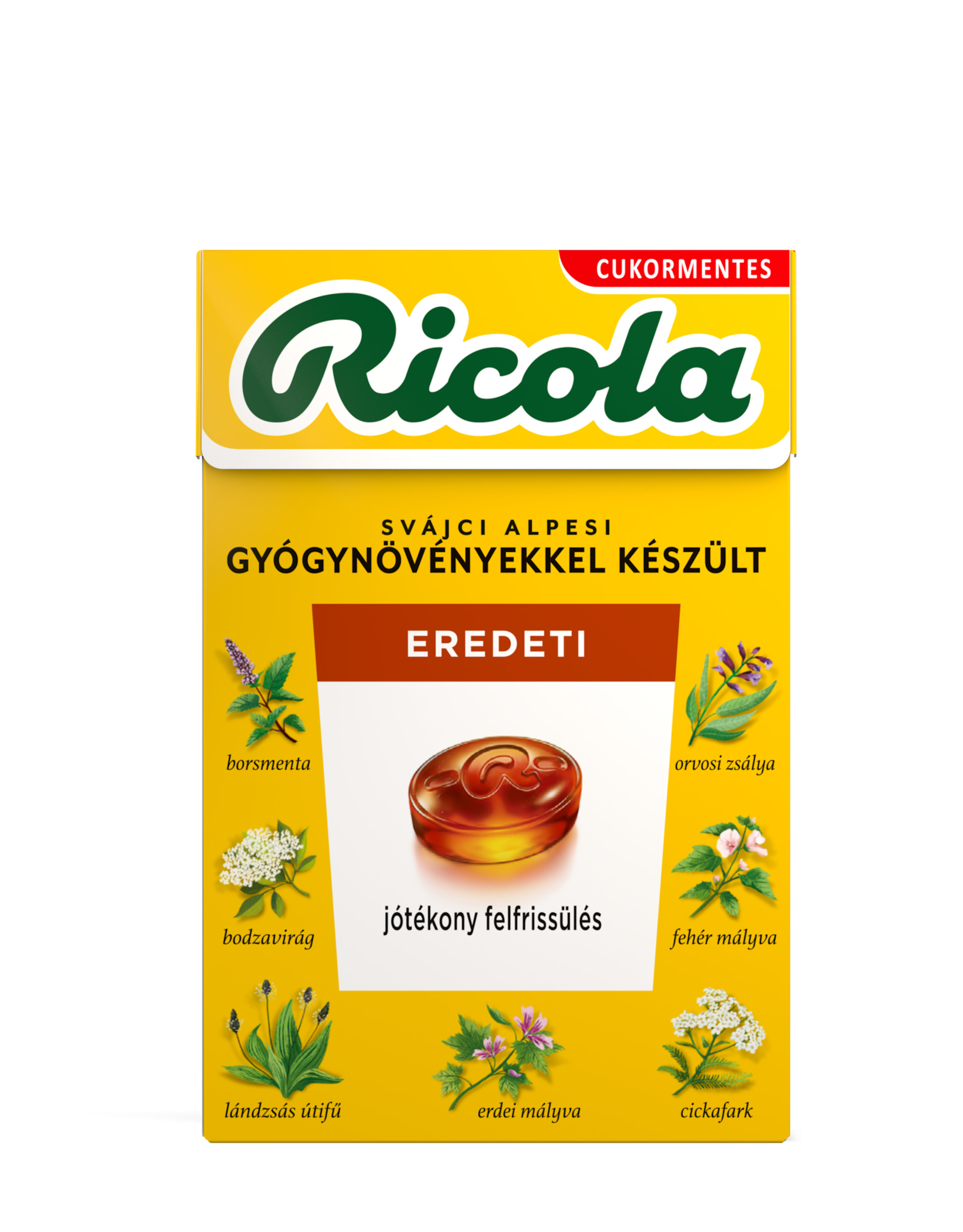 Ricola originálne bylinkové cukríky 40 g