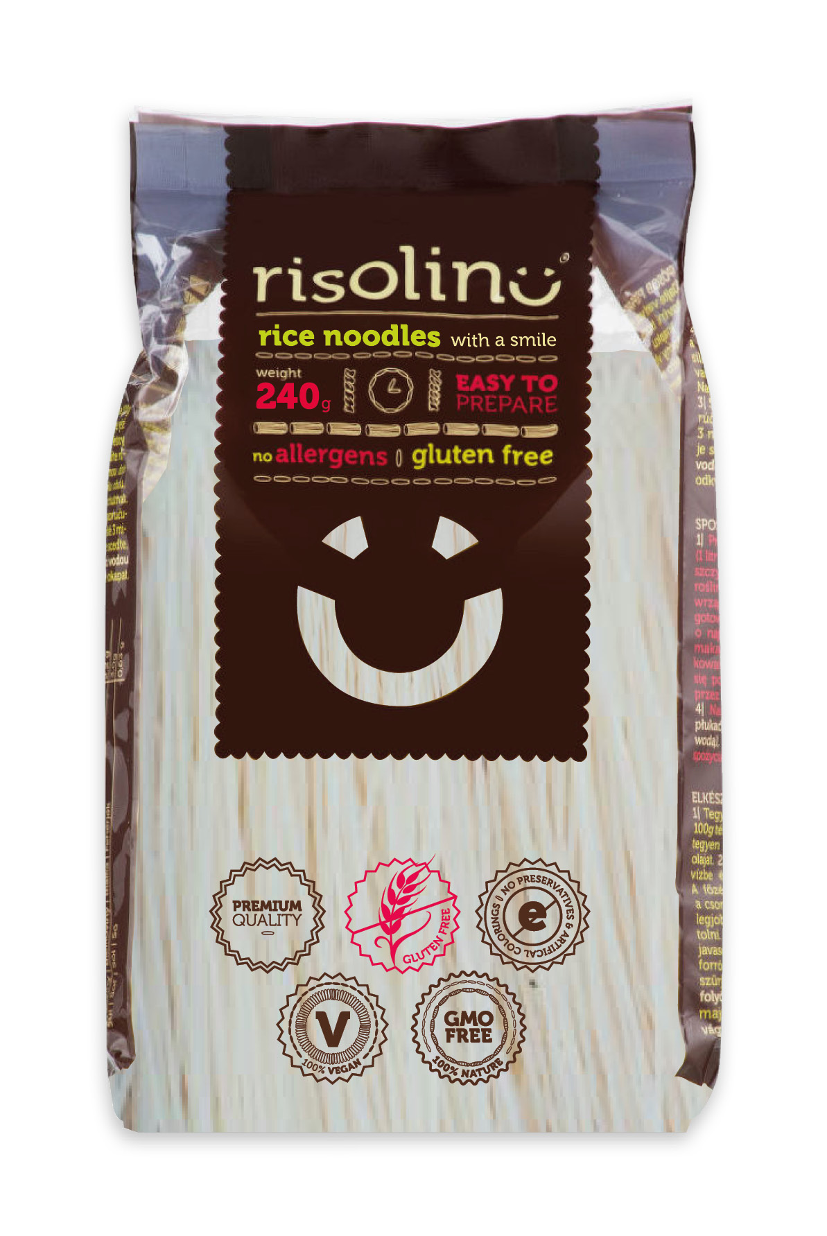 Risolino ryžové cestoviny 1 mm bezlepkové 240 g