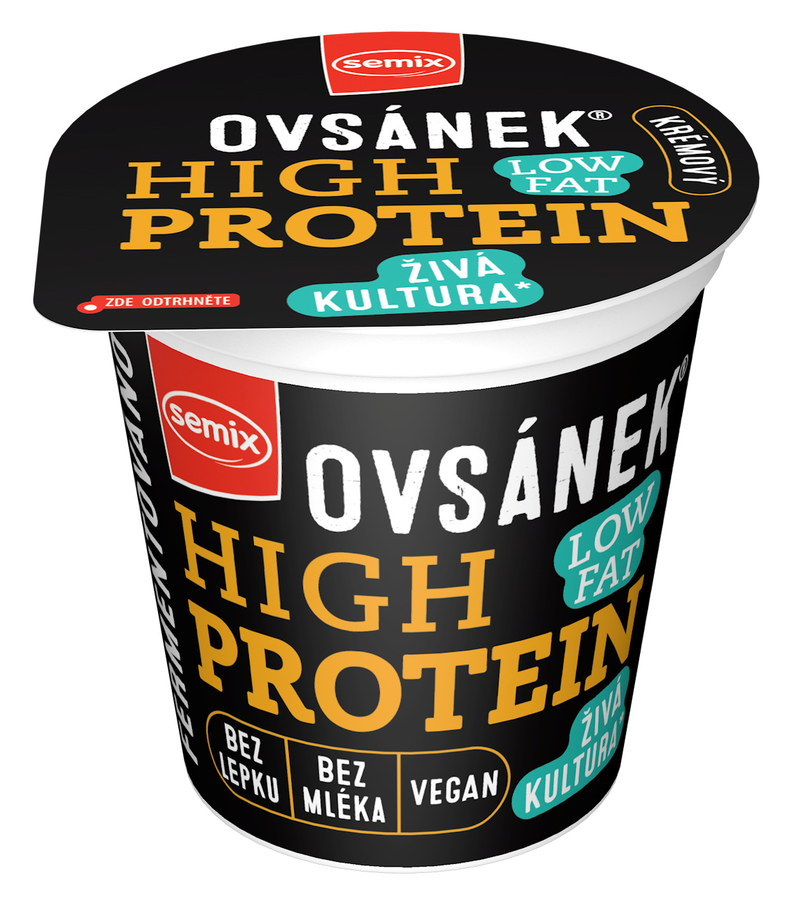 Semix ovsený vegánsky proteinový jogurt jablko-škorica 160 g