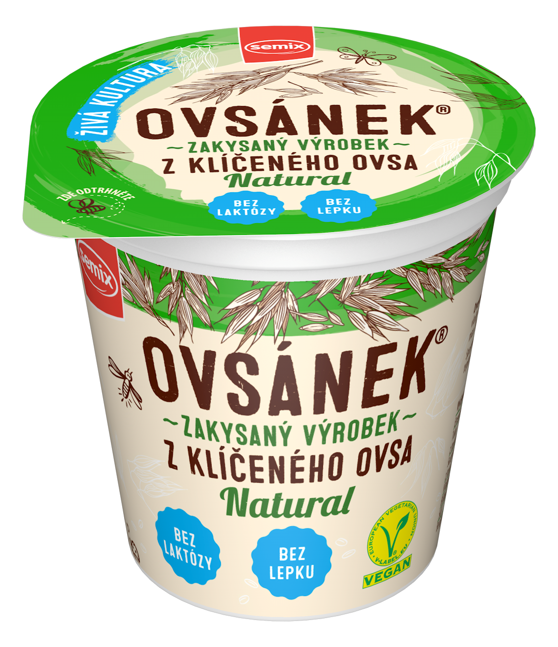 Semix ovsený vegánsky jogurt prírodný 160 g