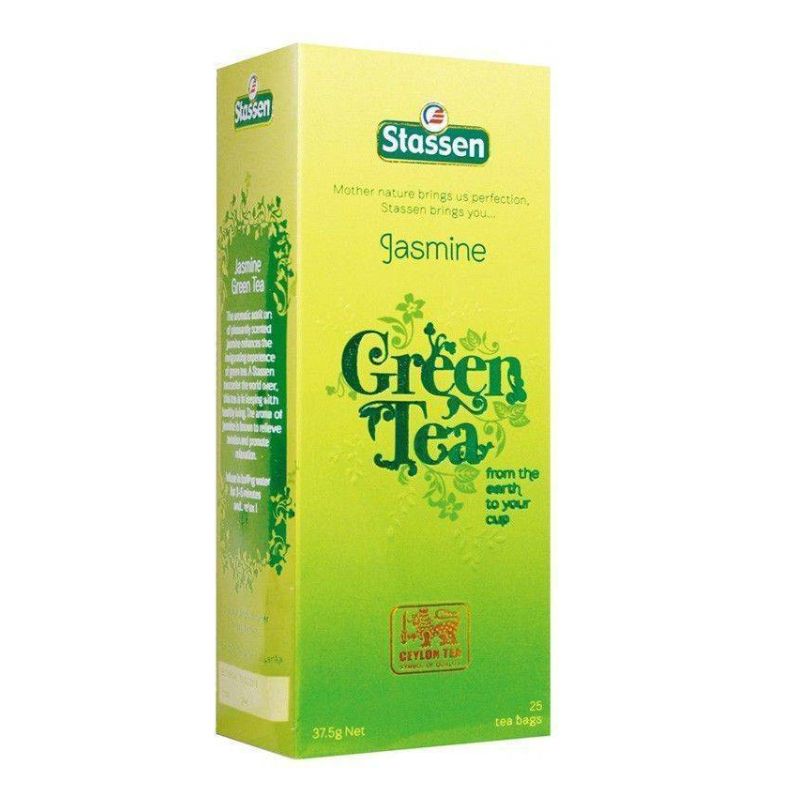 Stassen zelený čaj s jazmínom 25 x 1,5 g, 37,5 g