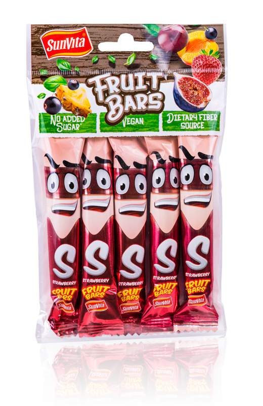 Sunvita ovocné tyčinky jahoda 5 ks 75 g