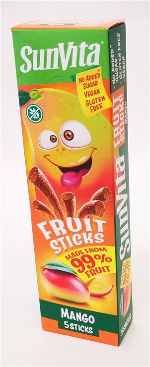 Sunvita ovocné tyčinky mango 5 ks 100 g