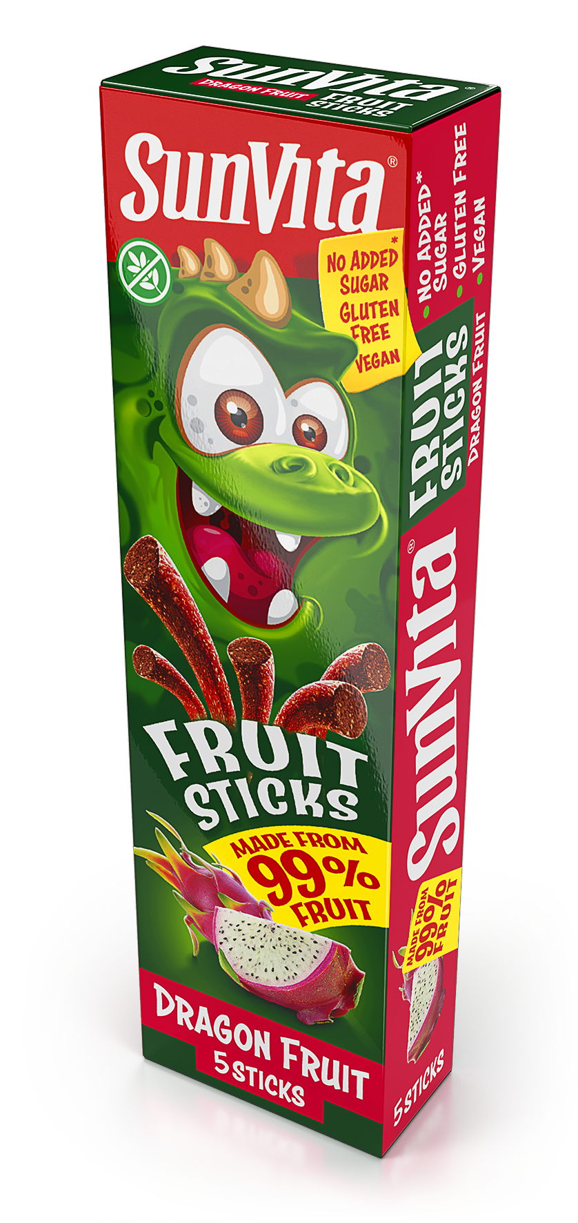 SunVita Ovocné tyčinky s dračím ovocím 100 g