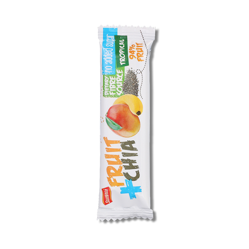 SunVita Ovocná tyčinka s tropickým ovocím a chia semienkami 30g
