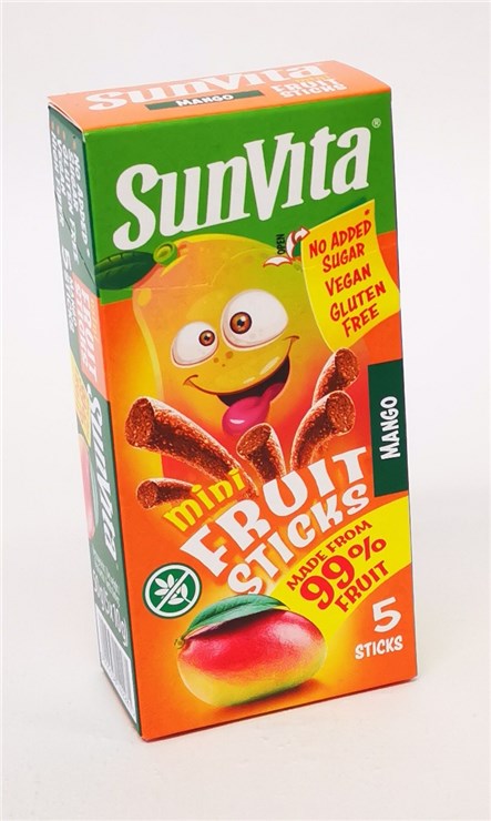 Sunvita mini ovocné tyčinky mango 5 ks 50 g
