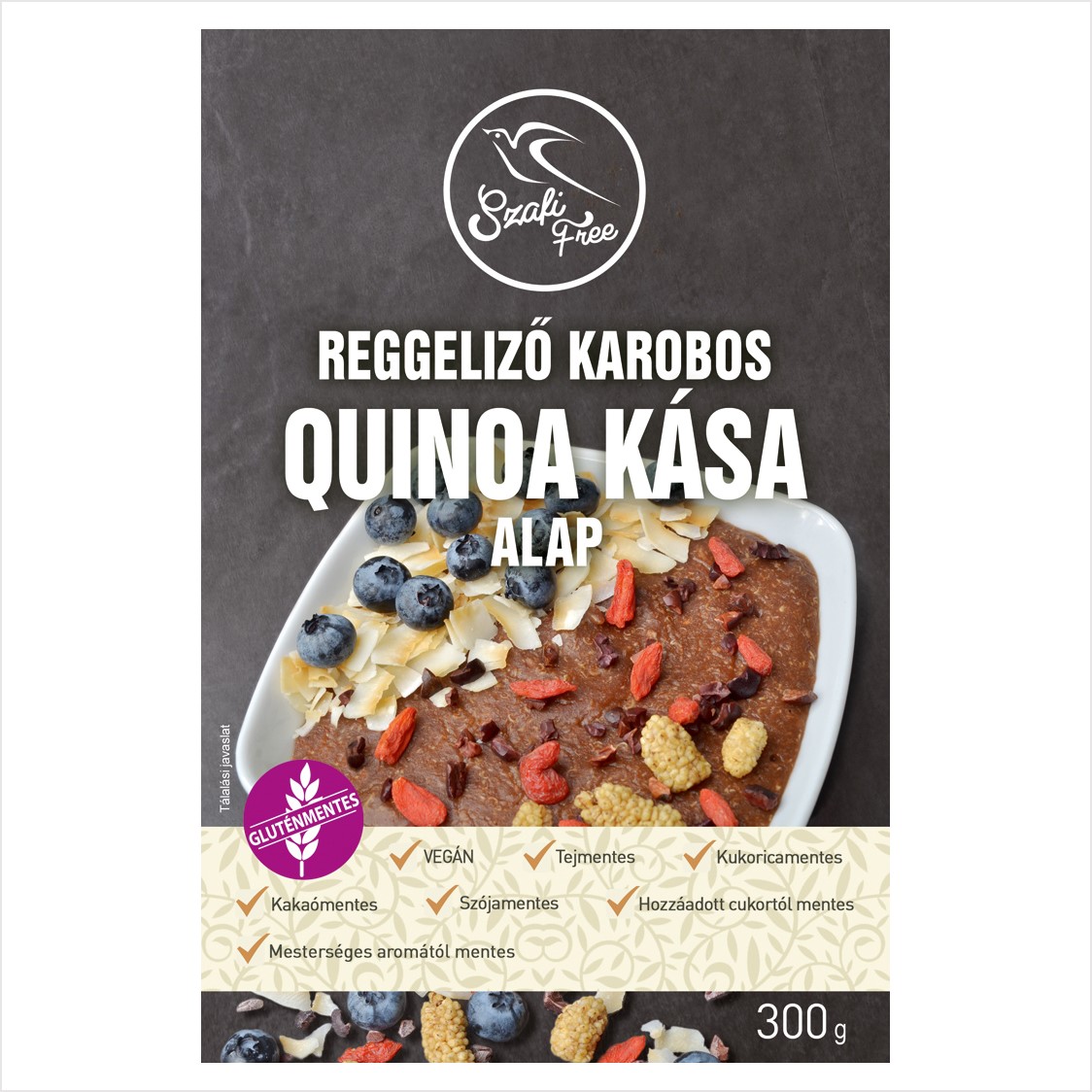 Szafi Free raňajkový základ na quinoovú kašu s karobom 300 g