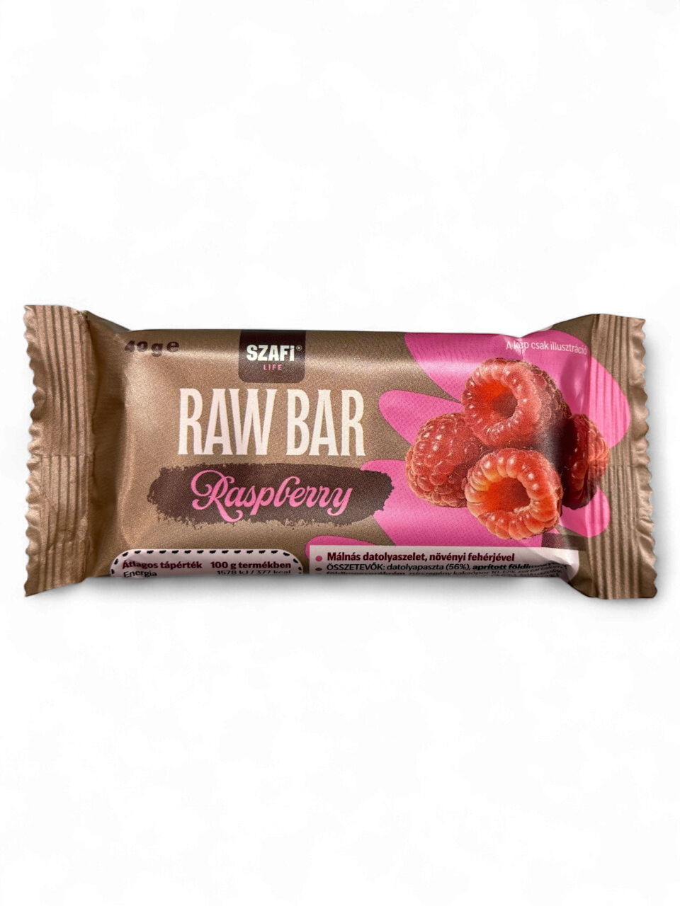 Szafi Life proteínová raw tyčinka malina bezlepková 40 g