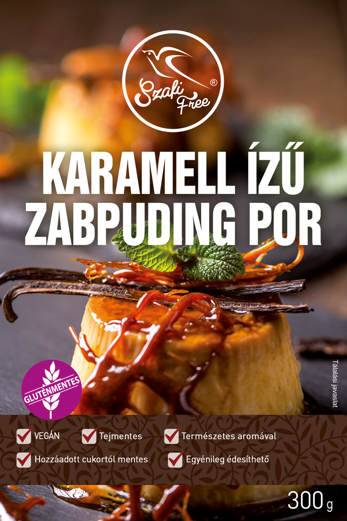 Szafi Free pudingový prášok s karamelovou príchuťou 300 g