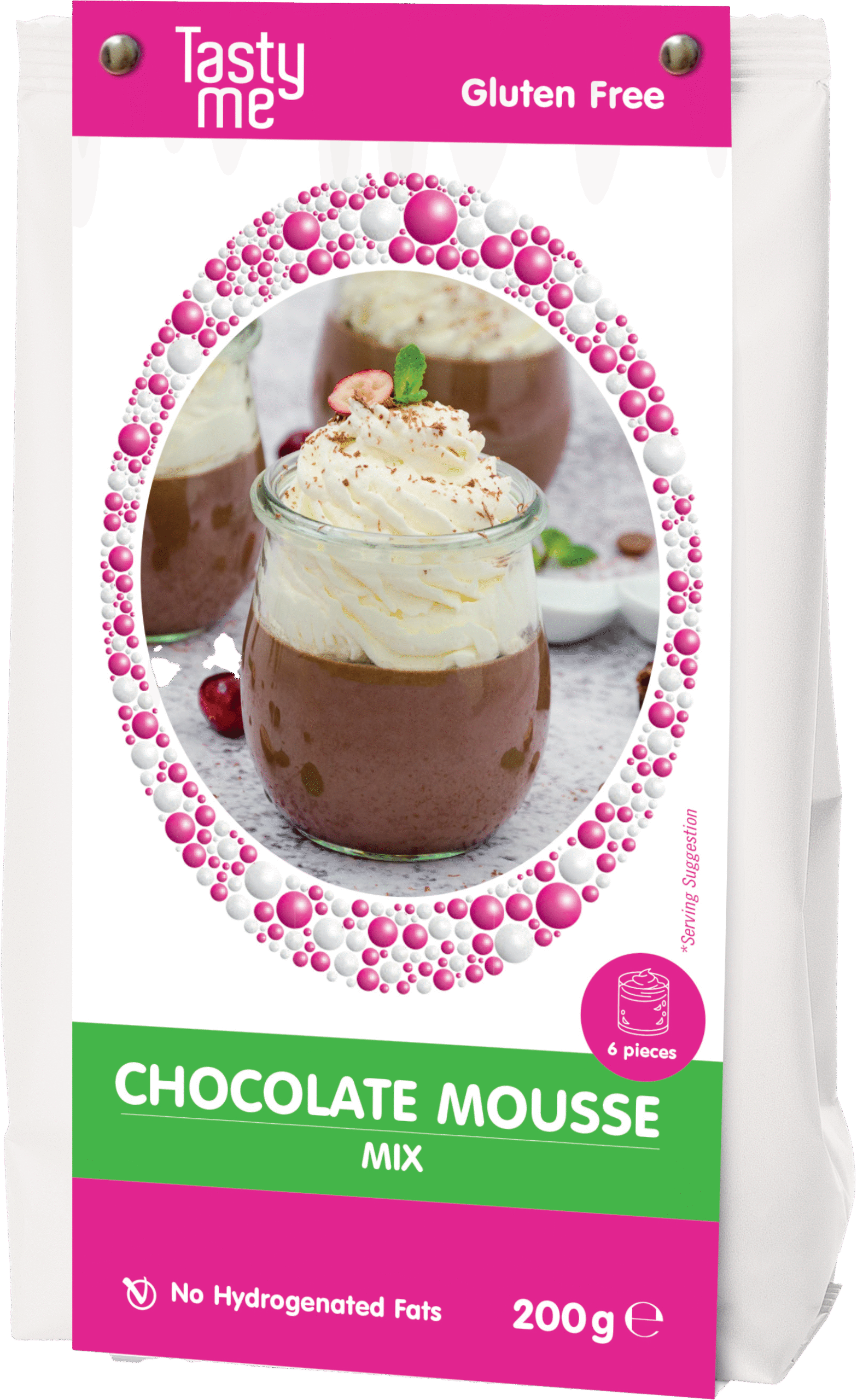 Tasty Me bezlepkový čokoládový mousse dezert mix 200 g