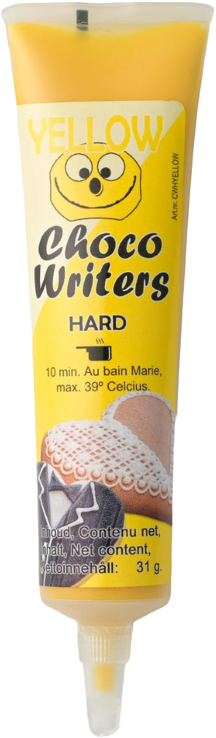 Tasty Me bezlepkový choco writers dekoračný pero žlté 31 g