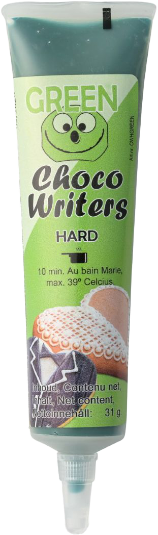 Tasty Me bezlepkový choco writers dekoračný perá zelené 31 g